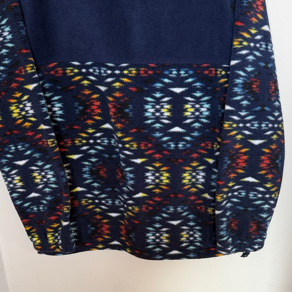 Massive Outdoor Fleece Hoodie Size M Vibrant Multicolor Pullover - Picture 10 of 14